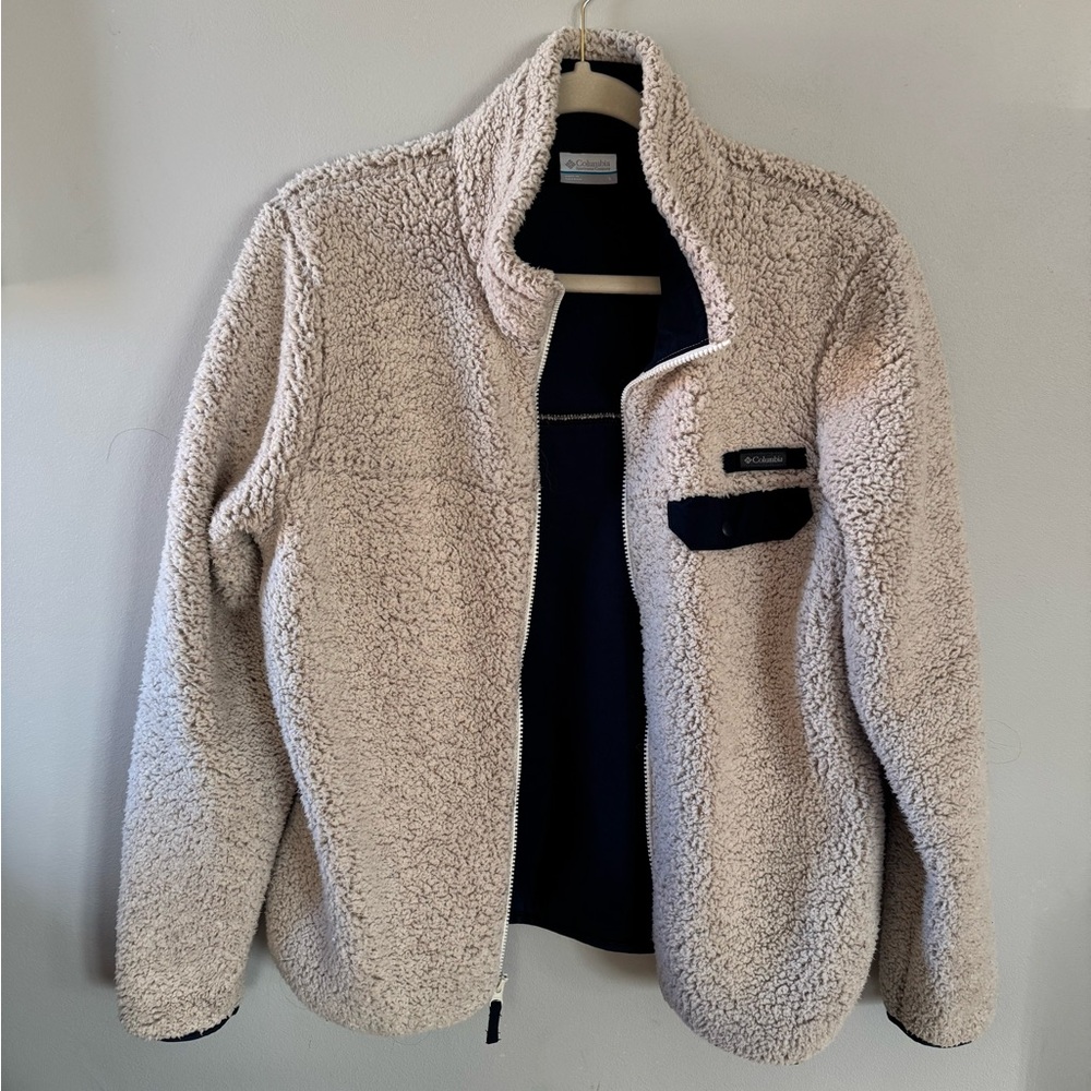 Cozy Cream Columbia Sherpa Jacket